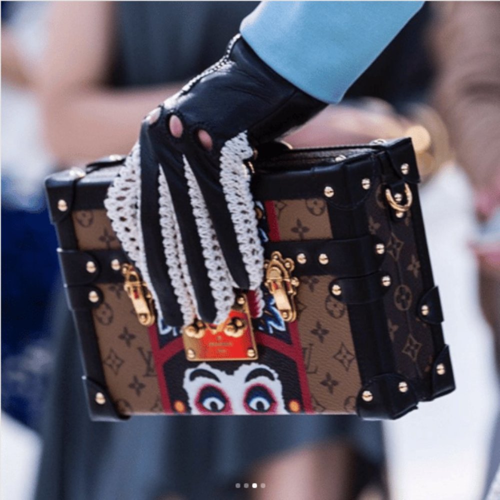 Louis Vuitton Petite Malle Kabuki Reverse Monogram Japan trunk crossbody LV bag - Picture 2 of 11